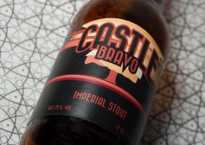 Castle Bravo Beer Package Design
